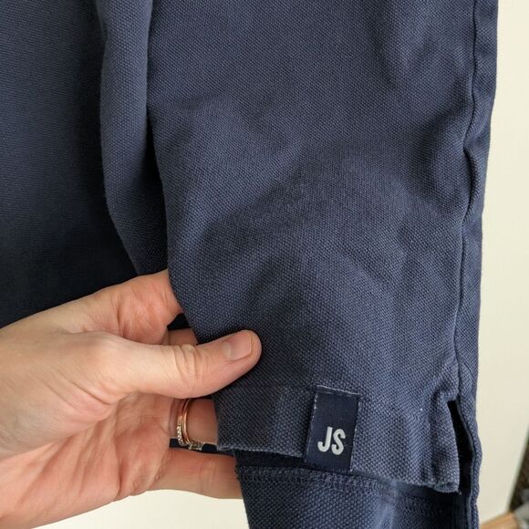 Jack Spade Polo Navy Bleeker Street New York Casual Shirt M Medium - Picture 4 of 6